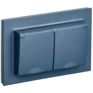 BRITE Роз. 2-я с кр. 16А в сб IP44 РСбш12-3-44-БрМ мар. BR-R26-16-44-K35-F