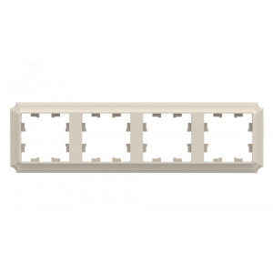 ATLASDESIGN ANTIQUE 4-постовая РАМКА, универсальная, БЕЖЕВЫЙ (15шт) C3(+) ATN100204