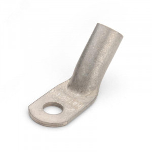 Наконечник кабельный ТМЛС (45) 150-12, Наконечник кабельный медный луженый стандарта «КВТ» кольцевой М12 с хвостовиком под 45° для опрессовки проводов сечением 150 мм2