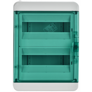 Корпус пластиковый КМПн-24 IP65 зел. прозр. дверь TEKFOR TF5-KP72-N-24-65-K03-K06