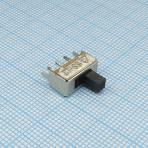 L-KLS7-SS12F44-G5, Переключатель движковый вертикальный (ON-ON), 0.3A 50VDC, высота движка 5мм, 10000циклов монтаж в отверстие