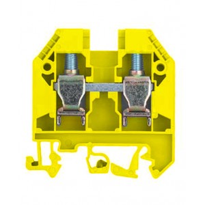 Клемма WKN 10 /U GELB, Проходная клемма, тип фиксации провода: винтовой, номинальное сечение: 10 мм кв., 57A, 800V, ширина: 10 мм, цвет: желтый, тип монтажа: DIN 35