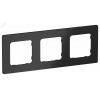 FLITE CLASSIC Рамка 3-местная РУ-3-К-ФлЧ черный IEK FI-M32-32-20-K02