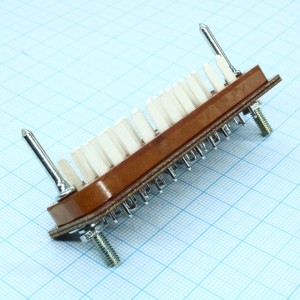 РП14-30 Л вилка, Соединитель  низкочастотный, прямоугольный, внутреннего монтажа