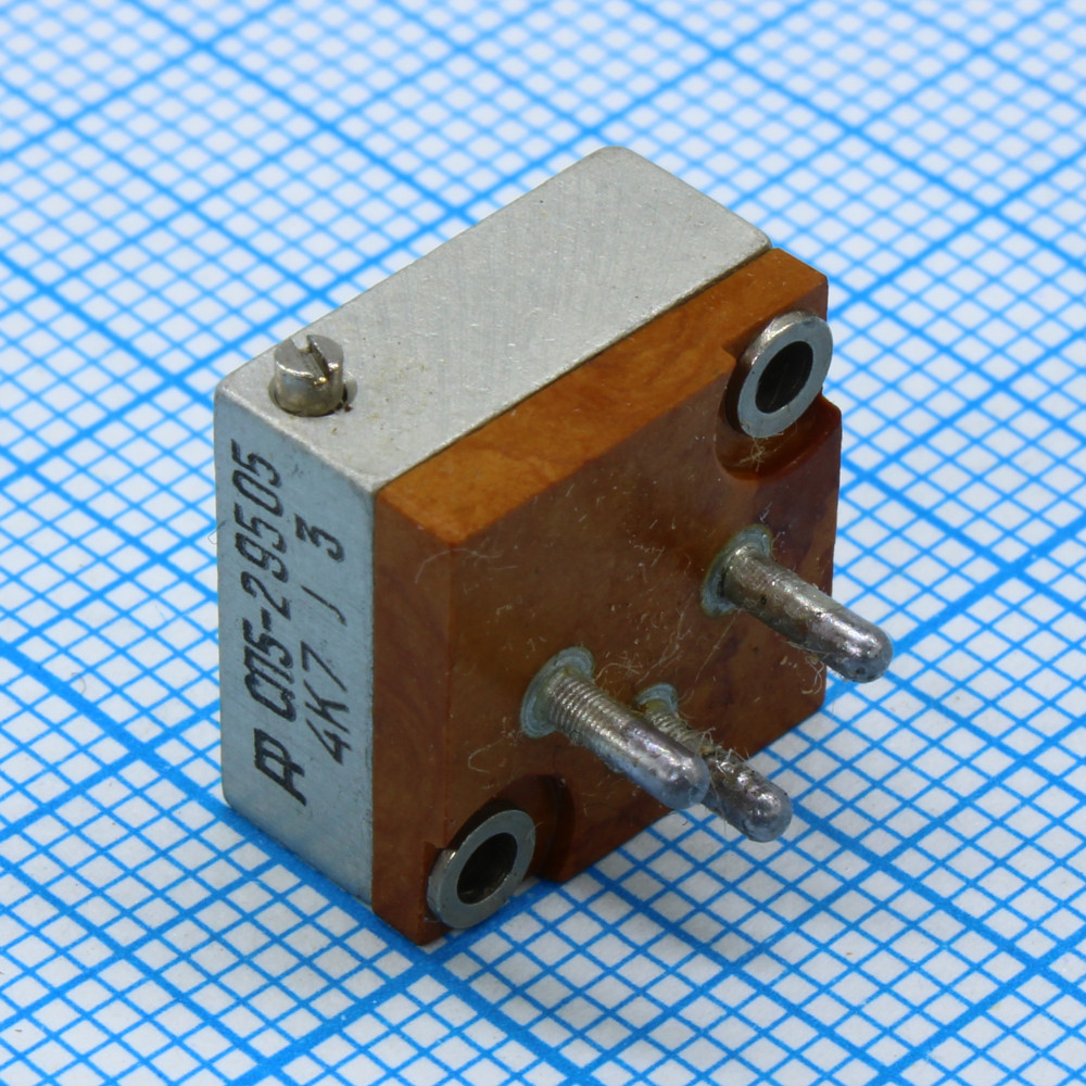 Изображение товара Резистор переменный подстроечный проволочный СП5-2 4.7К ±5% 1Вт Россия