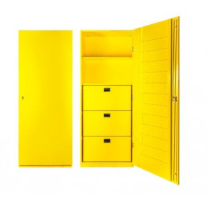 gwrMOD4, Шкаф для хранения замков и блокираторов, размер корпуса 800 х 2050 х 415 мм