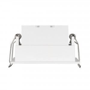 Светильник MS-ORIENT-BUILT-TURN-TC-S67x90-5W Warm3000 (WH-BK, 30 deg, 230V) 031928, Встраиваемый поворотный светильник. Мощность 5 Вт, св. поток 375 лм, 75 лм/Вт, теплый 3000 K, CRI>98, угол 30°, напряжение питания 230 В. Белый прямоугольный корпус из алюминия, экран PMMA, степень защиты IP20. Размер: длина 90 мм, ширина 67 мм, высота 50