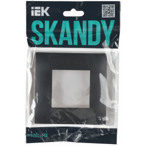 SKANDY Рамка 1-местная SK-F01T титан IEK SK-M12-K48