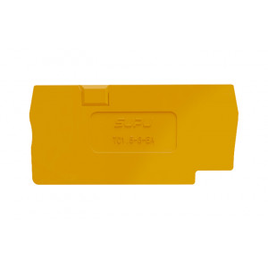 Торцевая крышка TC1.5-3-OG-EA, Торцевая крышка, для клемм TC1.5-3-..., цвет: оранжевый