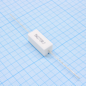 SQP500270RJBP, Резистор керамический цементный аксиальный (SQP) 5Вт 270Ом ±5%