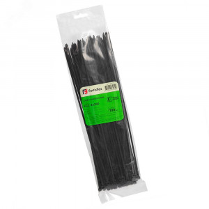 Стяжка нейлоновая КСС 4x300 (черн) (100шт) 49413