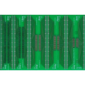 B508, Печатные и макетные платы Dual rows of 48 pads 10 pad pitches