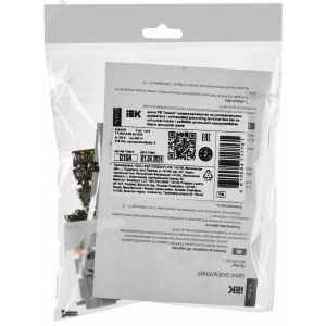 TEKFOR Шина PE земля неизолированная на универсальном держателе 6х9-8-Ж IEK TF-NN10-08-DL-K05