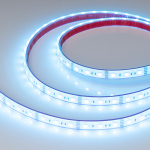 Лента герметичная RTW-PFS-B60-13mm 12V RGB (14.4 W/m, IP68, 5060, 5m) 033790, Светодиодная лента RTW-PFS-B60, герметичная IP68 (PFS-полная силиконовая экструзия). Светодиоды 5060, 60 шт/м (300 шт на 5 м), белая плата, ширина 13 мм, скотч 3M. Цвет RGB, угол 120°. Питание 12V, мощность 14.4 Вт/м (72 Вт на 5 м). Размеры 5000x13x5.5 мм