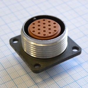 2РМТ24Б19Г1В1В, Соединитель  цилиндрический низкочастотный негерметичный