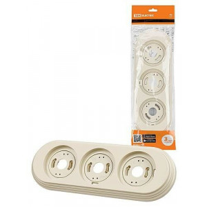 Рамка 3-х постовая сл. кость «Виви» SQ1820-1391