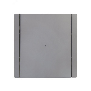 FORTE&PIANO Выключатель 1-клавишный проходной с индикацией 10А FP504 сталь IEK FP-V12-1-10-1-K46