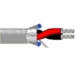 1883A 010U1000, Многожильные кабели 24AWG 1PR SHIELD 1000ft BOX BLACK