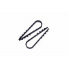 Дюбель-хомут нейлоновый 11-18 мм, черный (100 шт/уп) 07-4522