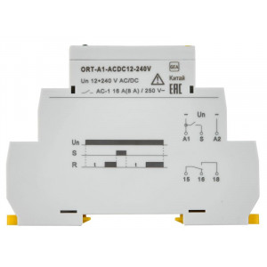 Реле задержки включения ORT 1 контакт 12-240В AC/DC IEK ORT-A1-ACDC12-240V