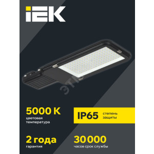 Светильник светодиодный ДКУ 1013-100Д 5000К IP65 IEK LDKU1-1013-100-5000-K03