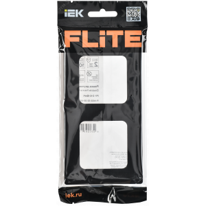 FLITE CLASSIC Рамка 2-местная РУ-2-К-ФлЧ черный IEK FI-M22-32-20-K02