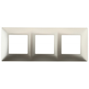 14-5003-04 Рамка на 3 поста, Elegance, шампань (10/100/1200) Б0034396