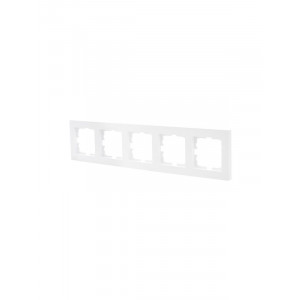 Рамка 5-местн. горизонт. VESNA бел. 742-0200-150