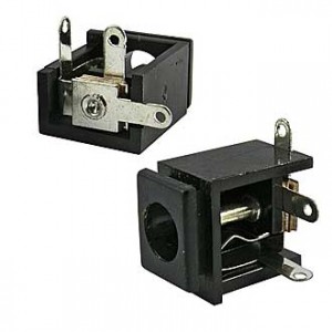DC-009  2.0MM, Разъем питания штырьковый, розетка 2.0/5.5 мм, монтаж на корпус