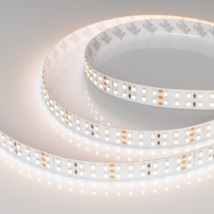Лента RT 2-5000 24V White-MIX 2x2 (3528, 1200 LED, LUX) 011960(1), Мультибелая MIX (2 оттенка) лента LUX, светодиоды smd 3528 в 2 ряда, 240шт/м (1200шт на 5м), белая плата 15мм, скотч 3М. Цвет БЕЛЫЙ 6000К + ТЁПЛЫЙ 2700 (1-й ряд W, 2-й ряд WW), угол 120°. Питание 24V, мощность 9.6 Вт/м на канал. Общая мощность 96 Вт на 5м
