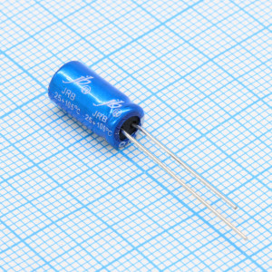 JRB2E2R2M02500630110000B, Конденсатор электролитический алюминиевый 2.2мкФ 250В ±20% (6.3х11)мм радиальный, шаг 2.5мм 2000час 105°C россыпь