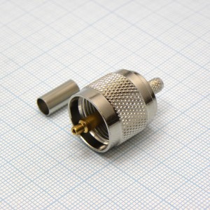 UHF шт обжим RG-58, ВЧ разъем