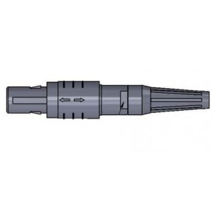 8P1P00417BGL521, Цилиндрические защелкивающиеся разъемы 1P 4P male SLDR cup cbl kit-GRY 4.0-5.0