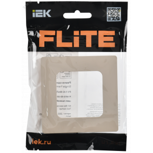 FLITE CLASSIC Рамка 1-местная РУ-1-К-ФлЛ льняной IEK FI-M12-32-20-K88