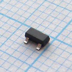 PDTA115ET,215, Цифровой биполярный транзистор PNP, 50 В, 0.1 А, 0.25 Вт, 100 кОм+100 кОм