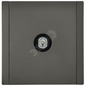 FORTE&PIANO Розетка TV проходная FP329 серый IEK FP-A10-P-K03