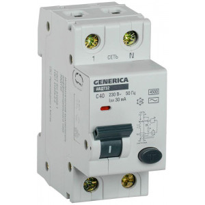Выключатель автоматический дифференциального тока C40 30мА АВДТ 32 MAD25-5-040-C-30