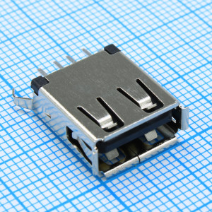 DS1095-10-BNB0, Разъем USB 2.0  type A (розетка) на плату (TНT)