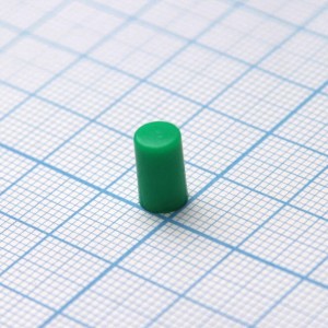 Колпачок A04 зеленый, Для PSW-3 (D=6, H=10)