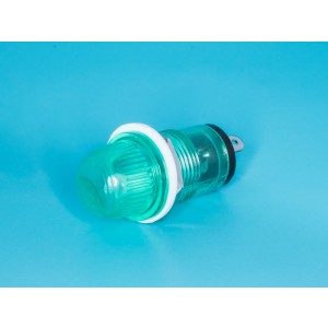 TPN-152GN, Лампа неоновая 220 В с резистором, d 14 мм, зеленая