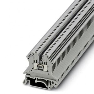 3005837, Клеммные колодки для DIN-рейки UK 1.5N 4.2mm FEED THRU 300V 15A GRAY