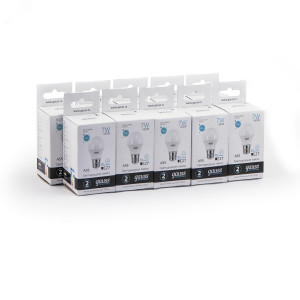 Лампа светодиодная Elementary 7Вт A60 грушевидная 4100К нейтр. бел. E27 540лм 23227A