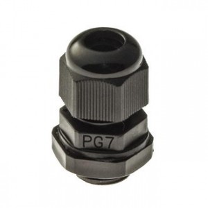 PG 7 (IP 54) черный, Кабельный ввод PG 7 (IP 54) Черный, полиамид