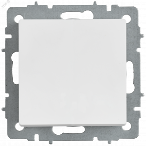 BRITE Выключатель 1-клавишный 10А ВС10-1-0-БрАБ арктический белый IEK BR-V10-0-10-K91