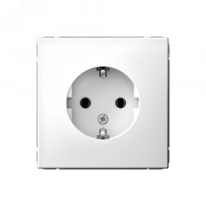 Розетка ArtGallery 16А с заземл. механизм бел. SE GAL000143