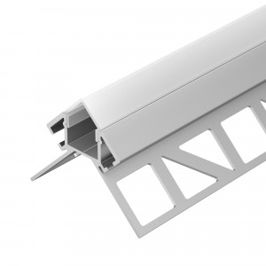 Профиль ARH-DECORE-S12-EXT-2000 ANOD внешний 023889, Алюминиевый анодированный угловой профиль для светодиодных лент и линеек, под строительную отделку или плитку. Фиксируется при помощи строительной смеси. Декоративная контурная подсветка внешних углов стен и конструкций.