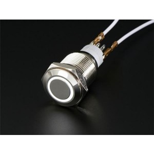 558, Принадлежности Adafruit  Metal Pushbutton w/ White LED ring