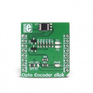 MIKROE-2549, Инструменты разработки оптического датчика Opto Encoder click