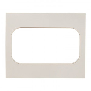 Рамка для розетки 2-м Стокгольм бел. PROxima EYM-G-304-10