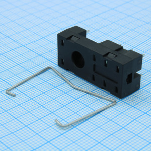 14FF-2Z-A1+14FF-H1, Розетка для монтажа реле на плате; в комплекте клипса 14FF-H1